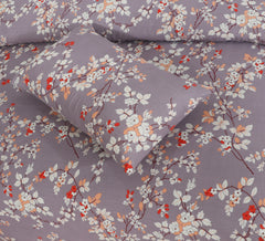 Light Purple Cotton Bedsheet