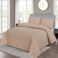 Skin Stripe Cotton Bedsheet
