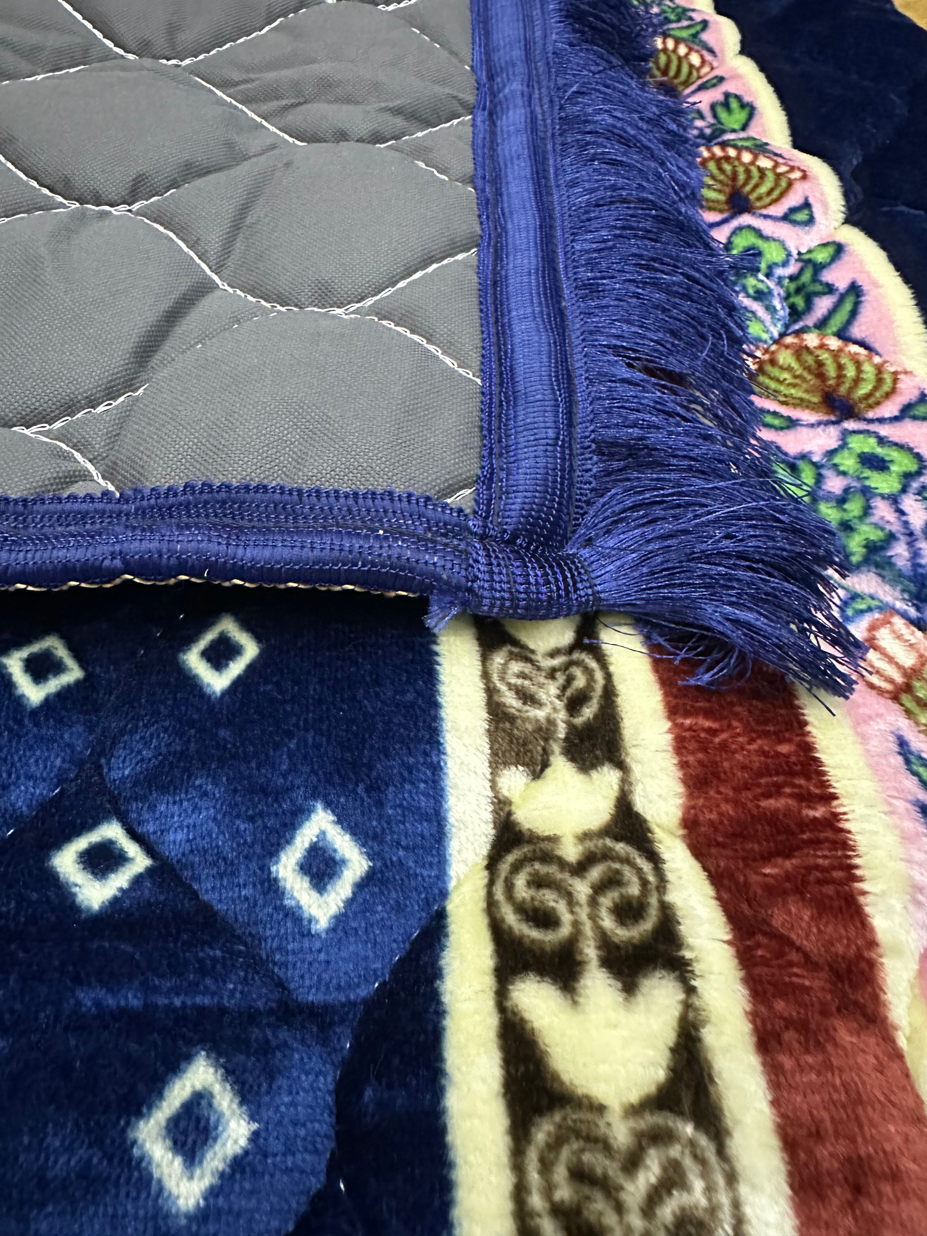 Navy Blue Spiritual & Elegant Prayer Matt