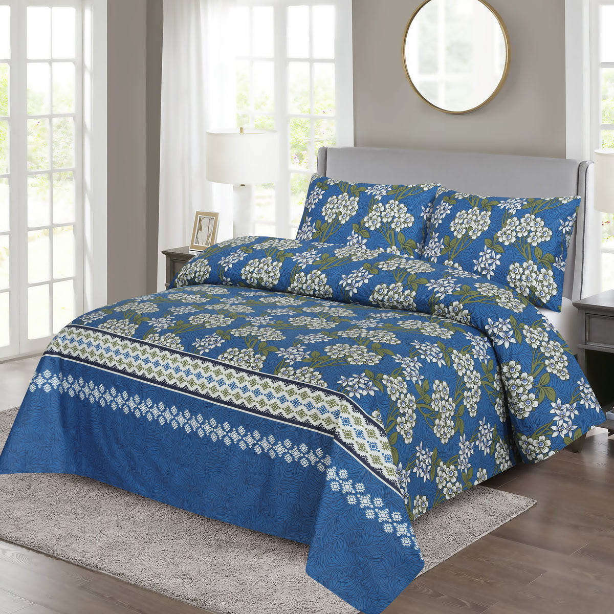 Black Cotton Bedsheet